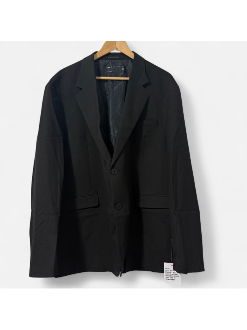 ASOS Design Black Men's Blazer Size 44R NEW